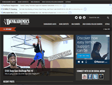 Tablet Screenshot of dunkademics.com